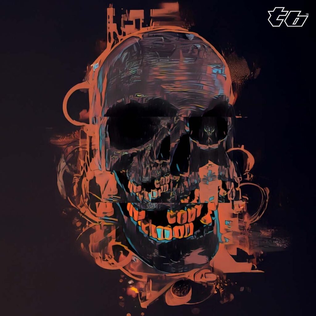Orange Skull